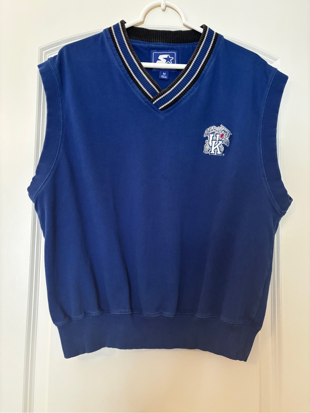 Starter University  of Kentucky  Wildcats Vest EUC Size Medium